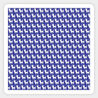 Chihuahua silhouette print (mini) royal blue Sticker